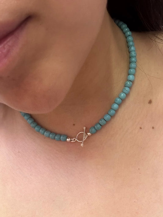 Choker turquesa
